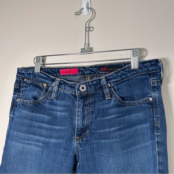 AG Adriano Goldschmied The Kiss Low Rise Straight Leg Jeans Blue Size 29 - Picture 4 of 9